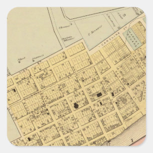 Pegatina Cuadrada Nueva Richmond, Ohio