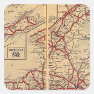 Pegatina Cuadrada Nueva York 28