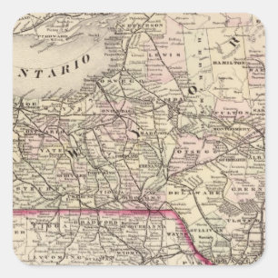 Pegatina Cuadrada Nueva York 35