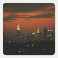 Nueva York, EE. UU. Horizonte de Manhattan uptown
