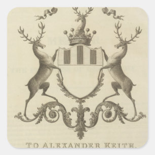 Pegatina Cuadrada Nuevo atlas general 2