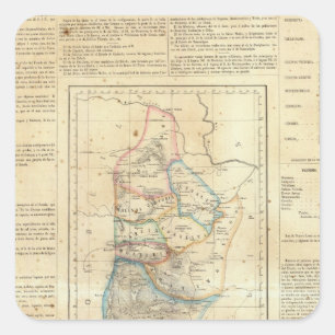 Pegatina Cuadrada Nuevo León, México