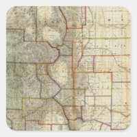 Nuevo mapa del estado de Colorado de Thayer