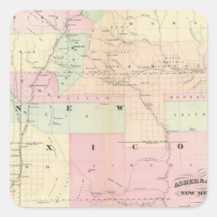 Pegatina Cuadrada Nuevo México