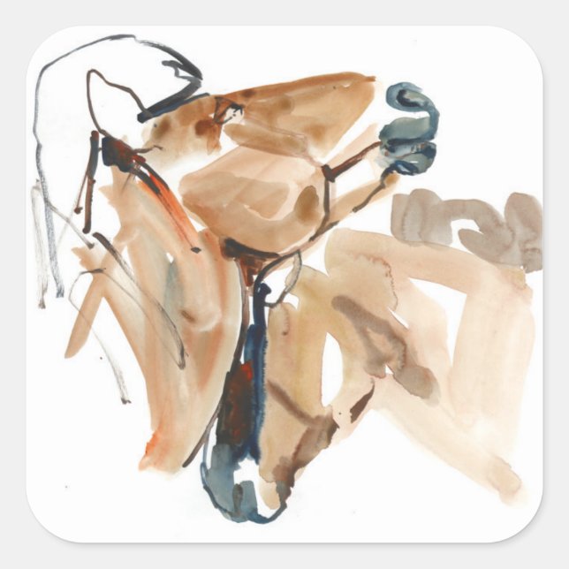 Pegatina Cuadrada Nueza (Anverso)