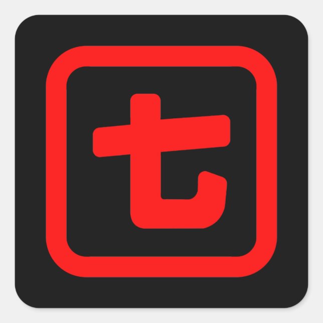 Pegatina Cuadrada Número siete 七 japonés: Nana: Kanji (Anverso)