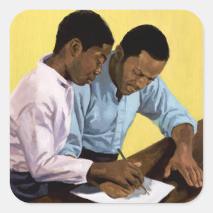 Pegatina Cuadrada Nunca demasiado viejo 2003