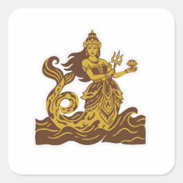 Pegatina Cuadrada Nyi Roro Kidul