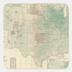 Pegatina Cuadrada Oats por milla cuadrada