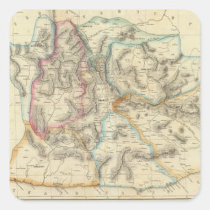 Pegatina Cuadrada Oaxaca, México