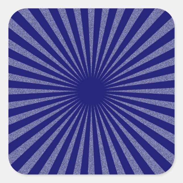 Pegatina Cuadrada Objetivo azul: (Anverso)