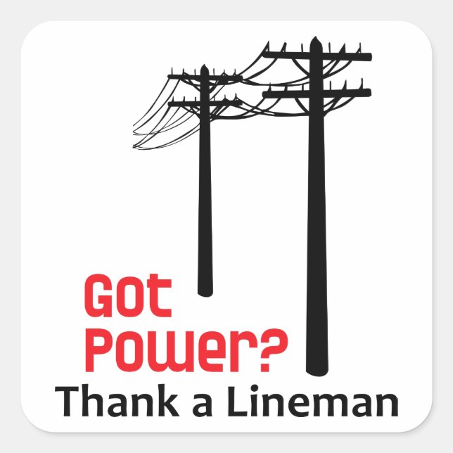 Pegatina Cuadrada Obtención de energía (Anverso)