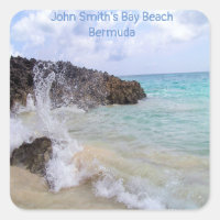 Ocean Wave John Smith's Bay Beach Bermuda