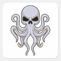 Octopus con 8 brazos y cráneo