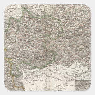 Pegatina Cuadrada Oesterreich - Viena