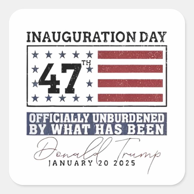 Pegatina Cuadrada Oficialmente Dessobrecargado Por Lo Que Ha Sido Tr (Anverso)