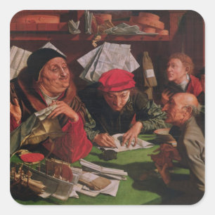 Pegatina Cuadrada Oficina del Abogado, c.1545