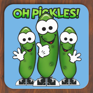 Pegatina Cuadrada Oh Pickles Sticker