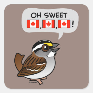 Pegatina Cuadrada Oh Sweet Canada