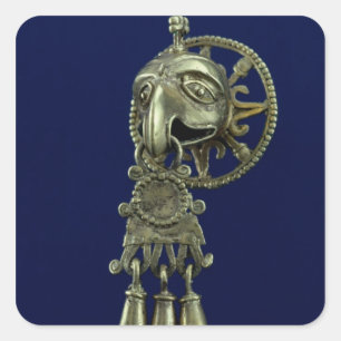 Pegatina Cuadrada Oído de pájaro