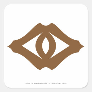 Pegatina Cuadrada Ojo de Sauron