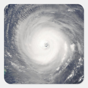 Pegatina Cuadrada Ojo del huracán