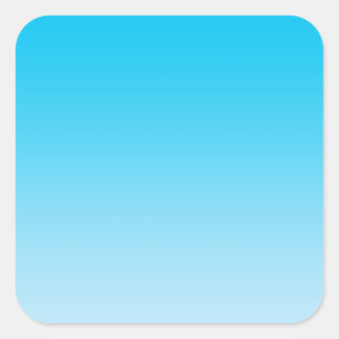 Pegatina Cuadrada Ombre azul