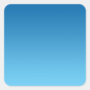 Pegatina Cuadrada Ombre azul oscuro