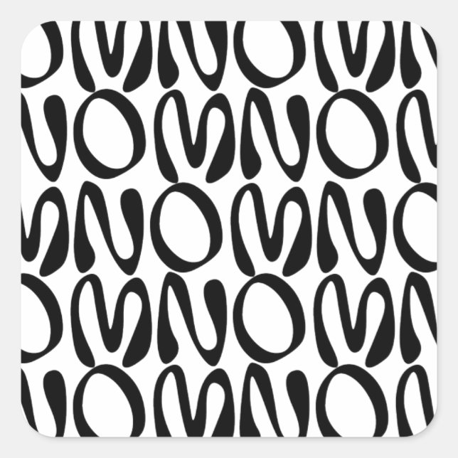 PEGATINA CUADRADA OMNOMNOM 1 (Anverso)