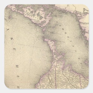 Pegatina Cuadrada Ontario 3