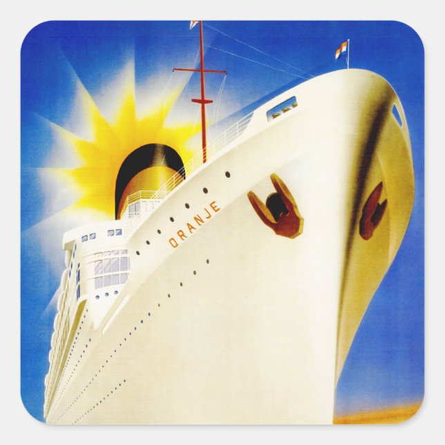 Pegatina Cuadrada Oranje ~ Línea Nederland (Anverso)