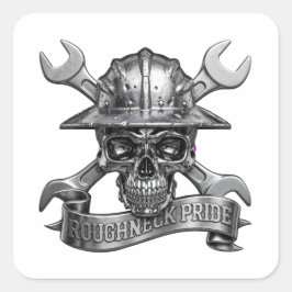 PEGATINA CUADRADA ORGULLO DE ROUGHNECK