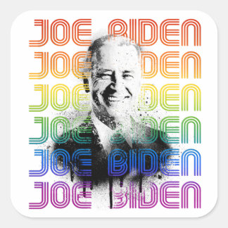 Pegatina Cuadrada Orgullo Joe Biden