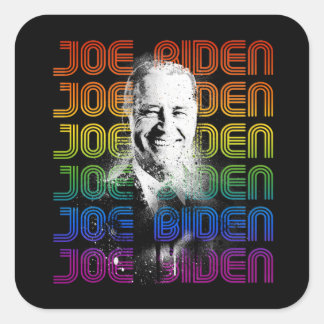Pegatina Cuadrada Orgullo Joe Biden