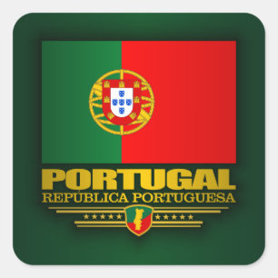 Pegatina Cuadrada Orgullo portugués