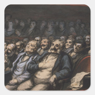 Pegatina Cuadrada Orquesta Seat, c.1856