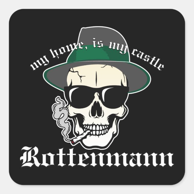 Pegatina Cuadrada Österreich Steiermark Meine Heimat Rottenmann (Anverso)