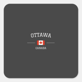 Pegatina Cuadrada Ottawa