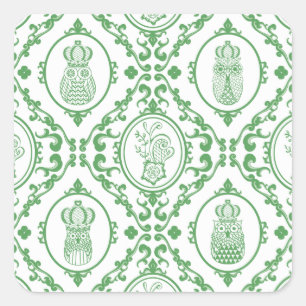 Pegatina Cuadrada Owl Kingdom