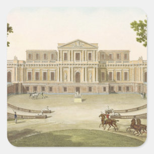 Pegatina Cuadrada Pabellón de Haarlem, de 'Choix des Monuments, Ed