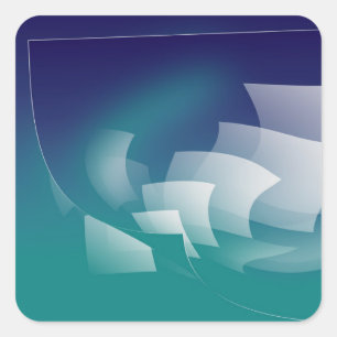 Pegatina Cuadrada Páginas de Wanding