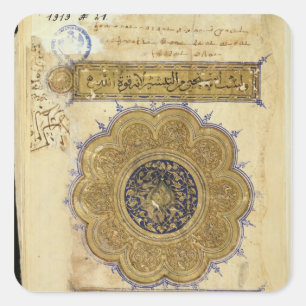 Pegatina Cuadrada Pagine 'las epístolas y actúa los apóstoles