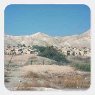 Pegatina Cuadrada Paisaje