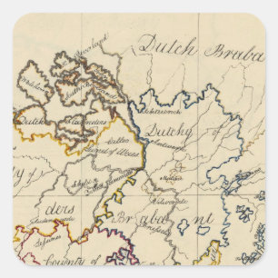 Pegatina Cuadrada Países Bajos 3