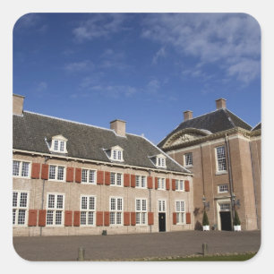 Pegatina Cuadrada Países Bajos (alias Holanda), Apeldoorn cerca de 