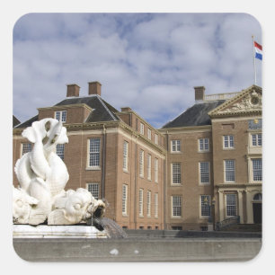 Pegatina Cuadrada Países Bajos (alias Holanda), Apeldoorn cerca de 