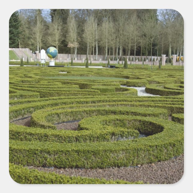 Pegatina Cuadrada Países Bajos (alias Holanda), Apeldoorn. Nacional (Anverso)