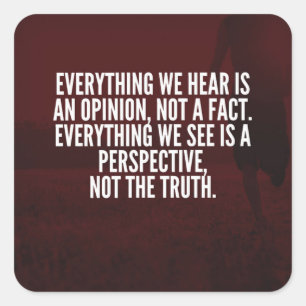 Pegatina Cuadrada Palabras motivacionales