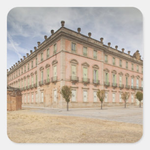 Pegatina Cuadrada Palacio Real de Riofrio