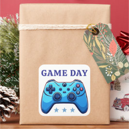 Pegatina Cuadrada palanca de juego